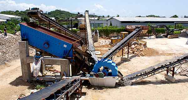 Circular vibrating screen