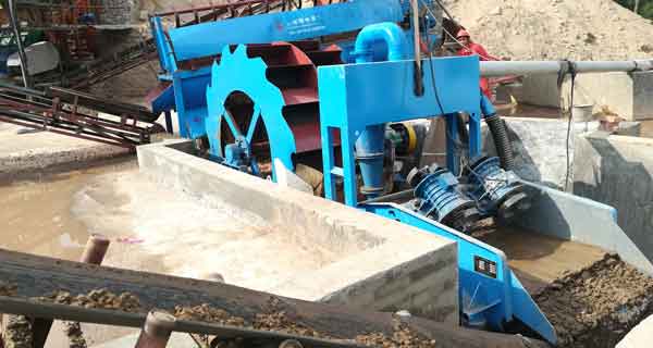 sand washing machine