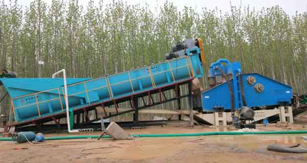 sand washing machine