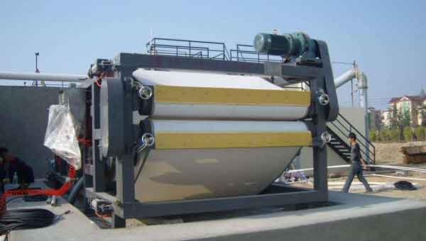 Belt filter press