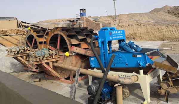 LZZG Wheel Sand Washer