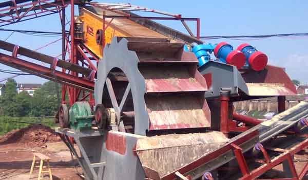 LZZG Wheel Sand Washer