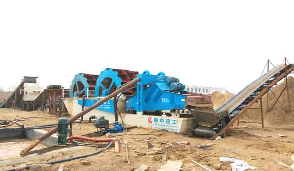  river sand washing machine